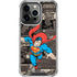 DC Comics Superman Vintage Action pose pattern iPhone 16 Pro Clear Case